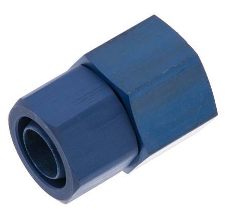 Racor recto de aluminio 17,6x13 y G1/2'' con rosca hembra