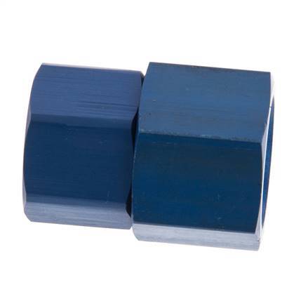 Racor recto de aluminio 17,6x13 y G1/2'' con rosca hembra
