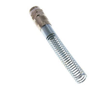 Conector Recto Latón Niquelado 15x12 & G1/2'' Rosca Macho Protección contra dobleces PTFE