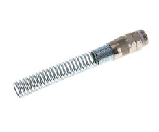 Conector Recto Latón Niquelado 15x12 & G1/2'' Rosca Macho Protección contra dobleces PTFE