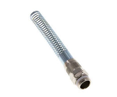 Conector Recto Latón Niquelado 15x12 & G1/2'' Rosca Macho Protección contra dobleces PTFE