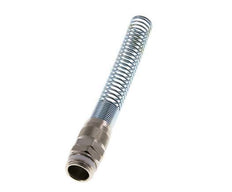 Conector Recto Latón Niquelado 15x12 & G1/2'' Rosca Macho Protección contra dobleces PTFE