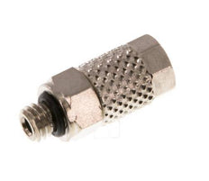 5x3 & M5 Nickel plated Brass Straight Push-on Fitting with Male Threads NBR [10 Pieces]