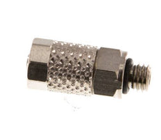 5x3 & M5 Nickel plated Brass Straight Push-on Fitting with Male Threads NBR [10 Pieces]