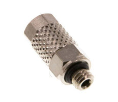 5x3 & M5 Nickel plated Brass Straight Push-on Fitting with Male Threads NBR [10 Pieces]
