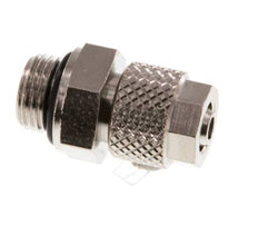 6x4 & G1/8'' Nickel plated Brass Straight Push-on Fitting with Male Threads NBR [5 Pieces]