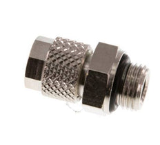 6x4 & G1/8'' Nickel plated Brass Straight Push-on Fitting with Male Threads NBR [5 Pieces]