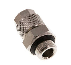 6x4 & G1/8'' Nickel plated Brass Straight Push-on Fitting with Male Threads NBR [5 Pieces]