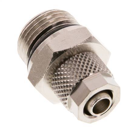 8x6 & G3/8'' Nickel plated Brass Straight Push-on Fitting with Male Threads NBR [2 Pieces]