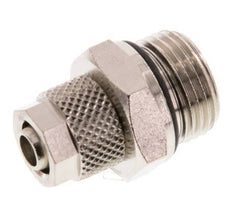 8x6 & G3/8'' Nickel plated Brass Straight Push-on Fitting with Male Threads NBR [2 Pieces]