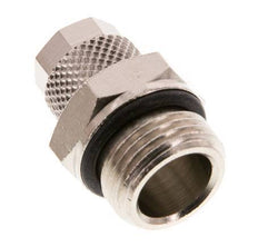 8x6 & G3/8'' Nickel plated Brass Straight Push-on Fitting with Male Threads NBR [2 Pieces]