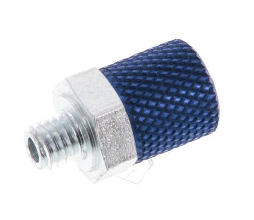 Conector Recto Aluminio 6x4 & M5 Rosca Macho [5 piezas]