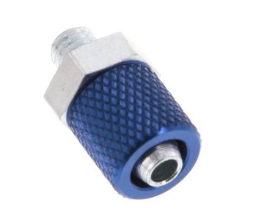 Conector Recto Aluminio 6x4 & M5 Rosca Macho [5 piezas]