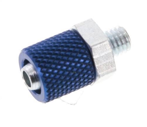 Conector Recto Aluminio 6x4 & M5 Rosca Macho [5 piezas]