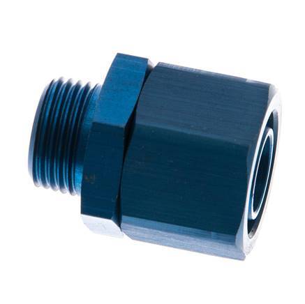 Conector Recto Aluminio 17,6x13 & G3/8'' Rosca Macho