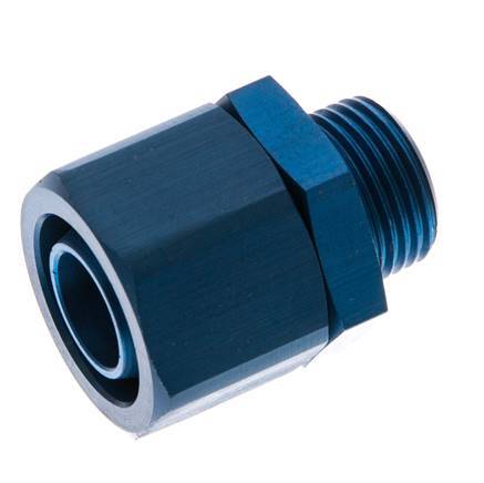 Conector Recto Aluminio 17,6x13 & G3/8'' Rosca Macho