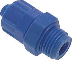 Conector Recto PVC de 11,6x9 & G1/4'' Rosca Macho [10 piezas]
