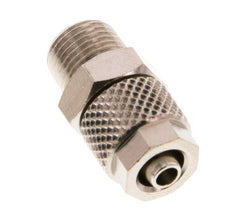 6x4 & R1/8'' Nickel plated Brass Straight Push-on Fitting with Male Threads [5 Pieces]