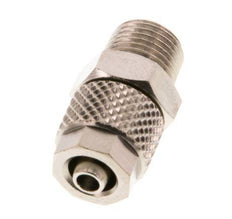 6x4 & R1/8'' Nickel plated Brass Straight Push-on Fitting with Male Threads [5 Pieces]