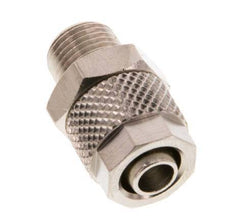 8x6 & R1/8'' Nickel plated Brass Straight Push-on Fitting with Male Threads [5 Pieces]