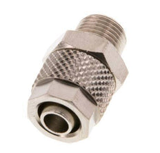 8x6 & R1/8'' Nickel plated Brass Straight Push-on Fitting with Male Threads [5 Pieces]