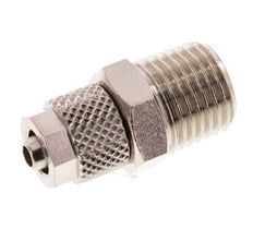 6x4 & R1/4'' Nickel plated Brass Straight Push-on Fitting with Male Threads [5 Pieces]