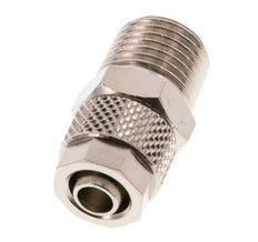 8x6 & R1/4'' Nickel plated Brass Straight Push-on Fitting with Male Threads [5 Pieces]