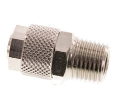 10x8 & R1/4'' Nickel plated Brass Straight Push-on Fitting with Male Threads [5 Pieces]