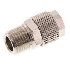 10x8 & R1/4'' Nickel plated Brass Straight Push-on Fitting with Male Threads [5 Pieces]