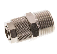 10x8 & R3/8'' Nickel plated Brass Straight Push-on Fitting with Male Threads [2 Pieces]