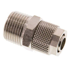 10x8 & R3/8'' Nickel plated Brass Straight Push-on Fitting with Male Threads [2 Pieces]