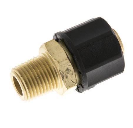 Conector Recto Latón 10x8 & 1/8''NPT Rosca Macho [2 piezas]