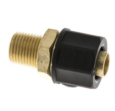 Conector Recto Latón 10x8 & 1/8''NPT Rosca Macho [2 piezas]