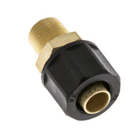 Conector Recto Latón 10x8 & 1/8''NPT Rosca Macho [2 piezas]