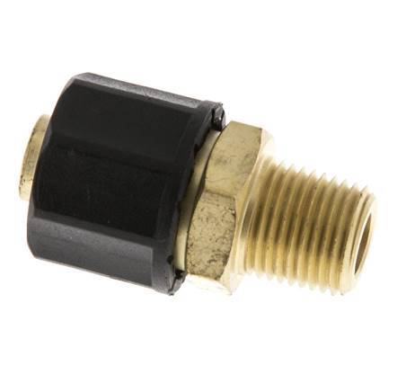 Conector Recto Latón 10x8 & 1/8''NPT Rosca Macho [2 piezas]