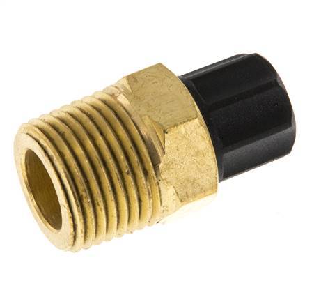 Conector Recto Latón 6x4 & 3/8'' NPT Rosca Macho