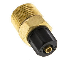 Conector Recto Latón 6x4 & 3/8'' NPT Rosca Macho
