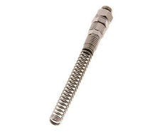 Conector Recto Latón Niquelado 6x4 & G1/8'' Rosca Macho Protección contra dobleces giratoria [2 piezas]
