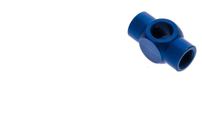 Conector Aluminio Banjo en T G3/8'' Rosca Hembra