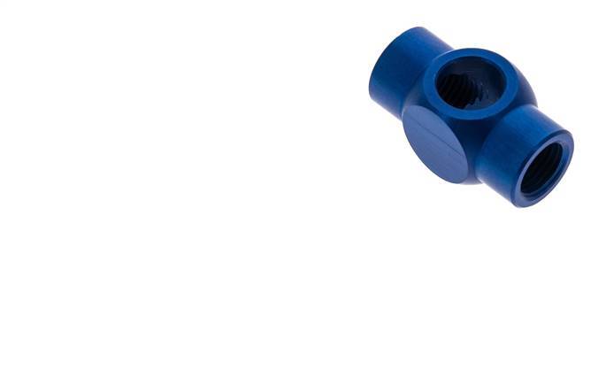 Conector Aluminio Banjo en T G3/8'' Rosca Hembra