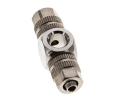 Conector Latón Niquelado Banjo en T 4,3x3 & M5 de Rosca [2 Piezas]