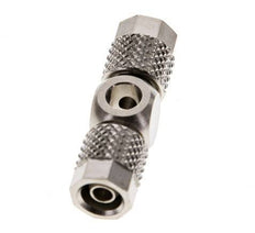 Conector Latón Niquelado Banjo en T 6x4 & M5 de Rosca [2 Piezas]
