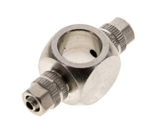 Conector Latón Niquelado en T 4.3x3 & G1/8'' de Rosca