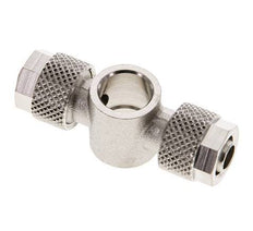 Conector Latón Niquelado en T 8x6 & G1/8'' de Rosca [2 piezas]