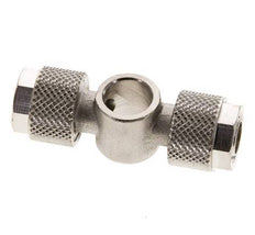 Conector Latón Niquelado en T 10x8 & G1/8'' de Rosca