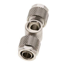 Conector Latón Niquelado en T 10x8 & G1/8'' de Rosca