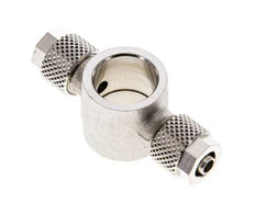 Conector Latón Niquelado Banjo en T 6x4 & G1/4'' de Rosca [2 Piezas]