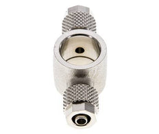 Conector Latón Niquelado Banjo en T 6x4 & G1/4'' de Rosca [2 Piezas]