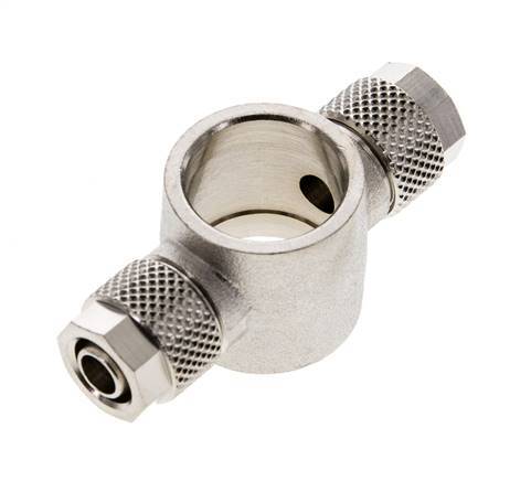 Conector Latón Niquelado Banjo en T 8x6 & G3/8'' de Rosca