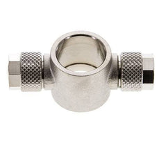 Conector Latón Niquelado Banjo en T 8x6 & G3/8'' de Rosca